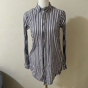 Striped Button Up